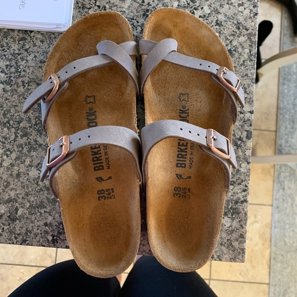 Birkenstock Shoes - Birkenstock, Mayari brown size 38 women’s 7.